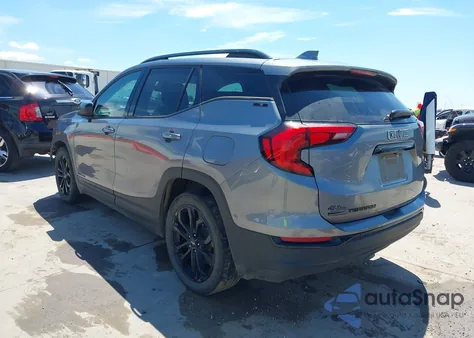 2021 GMC Terrain Fwd Sle from USA, damaged, VIN 3GKALMEV4ML376480